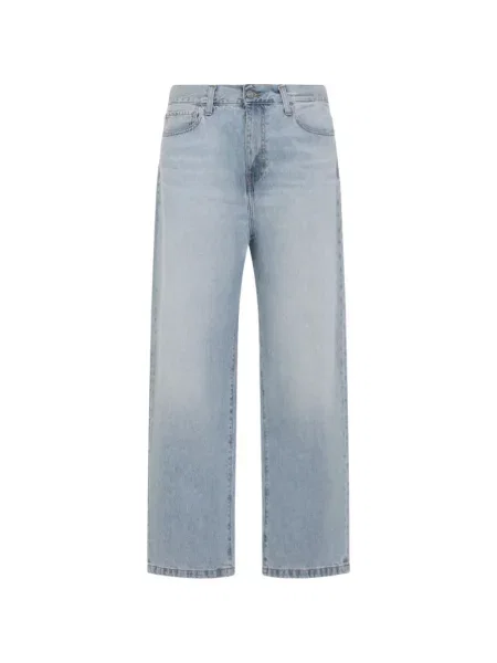 Blugi cu picior larg Carhartt Wip albastru
