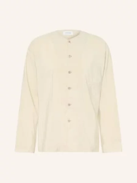 Lemaire Koszula Comfort Fit Z Jedwabiem weiss