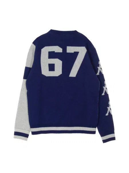 Sweter Kappa wełniany niebieski
