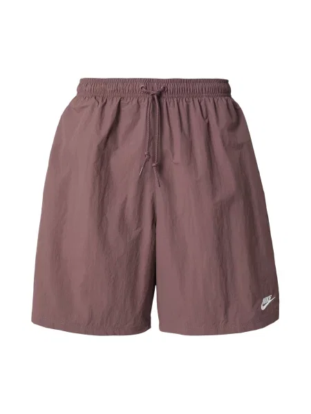 Nike Sportswear Nohavice CLUB burgundská