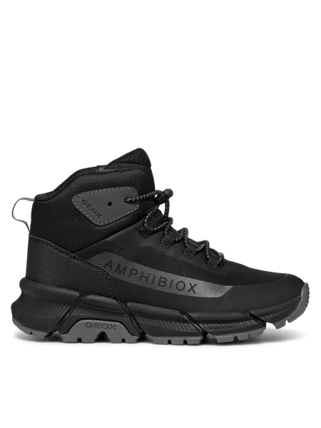 Ghete Geox J Flexyper Plus Boy M negru