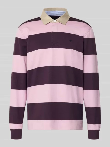 Koszulka polo o kroju regular fit z wzorem w i wyhaftowanym logo Fynch-hatton