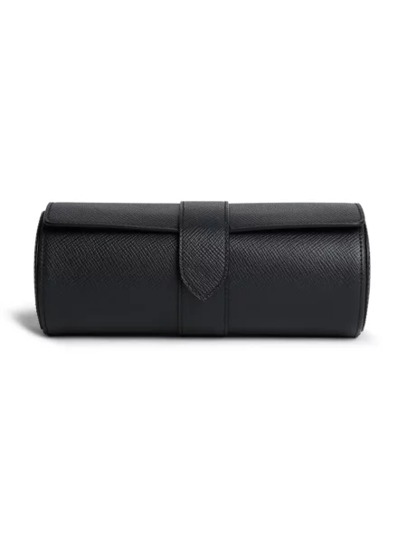 Ceas Smythson din piele negru