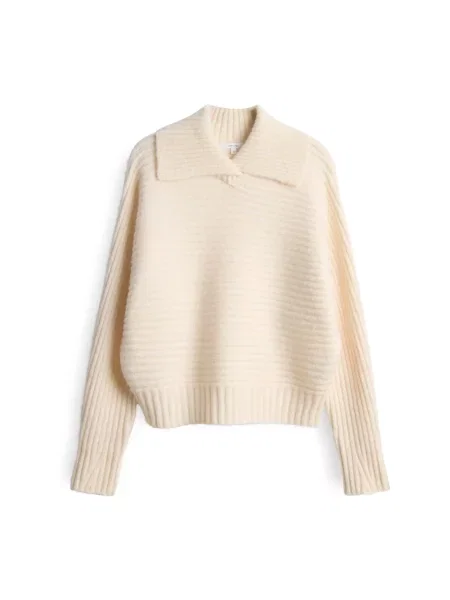 Opus Sweter Purika beige biały
