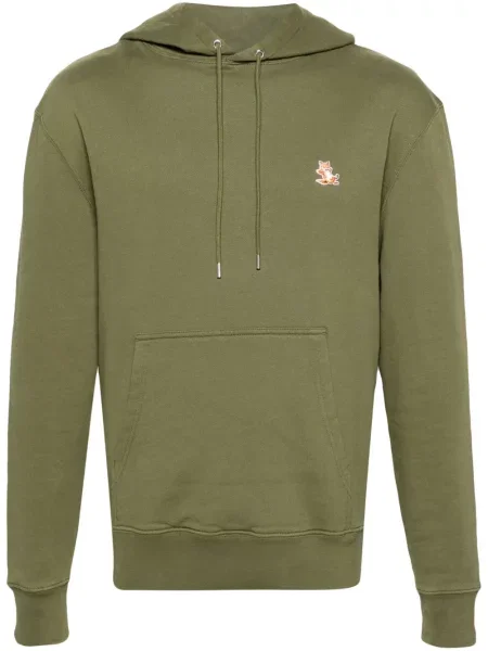 Hanorac cu glugă Maison Kitsune verde