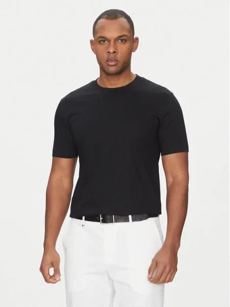 BOSS Tricou H-Tessler 17 negru