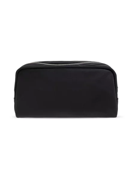 Kosmetyczka Tory Burch z logo czarna