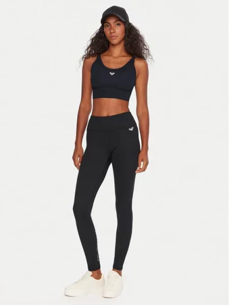 Бюстгальтер Roxy с сердечками черный