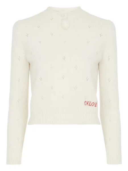 Pulover Chloé cu broderie
