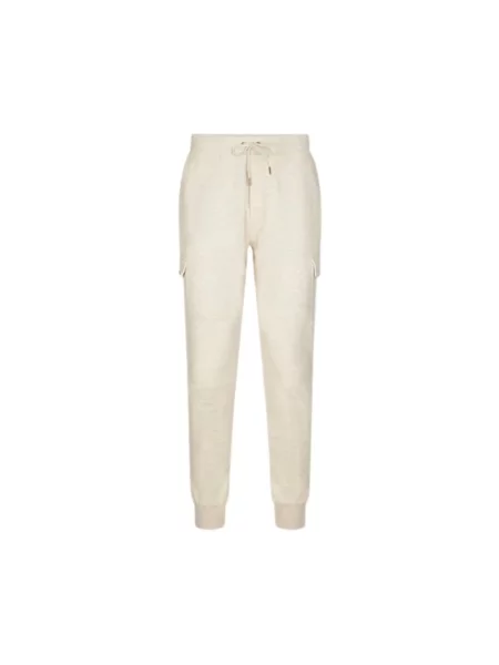 Spodnie cargo Polo Ralph Lauren do biegania beżowe
