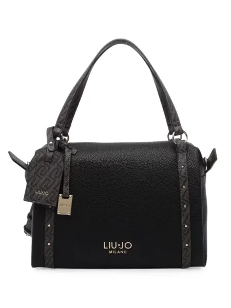 Geantă shopper Liu Jo cu autograf negru