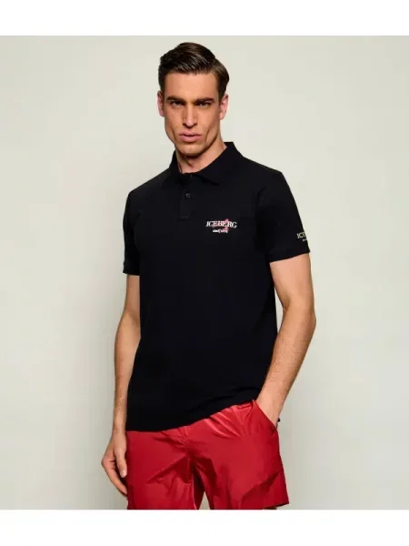 Tricou polo Iceberg negru
