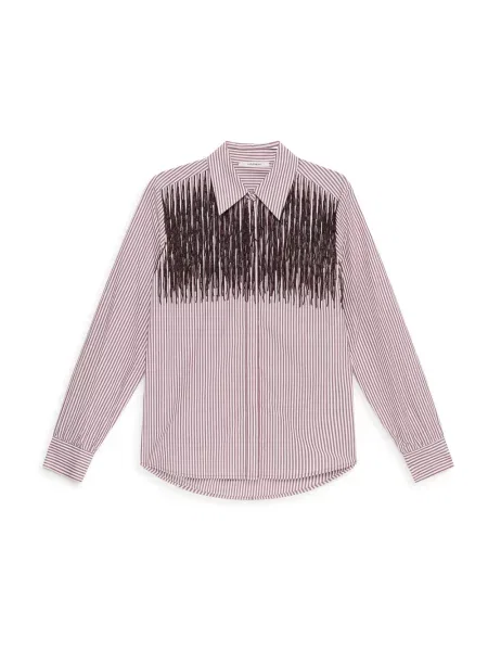 Koszula Maliparmi w paski czerwona