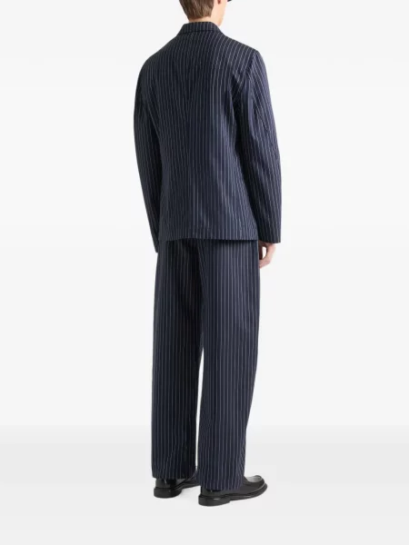 Pantaloni Givenchy cu dungi albastru