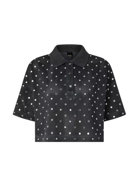 Bluzka Pinko z siateczką z siateczki szara