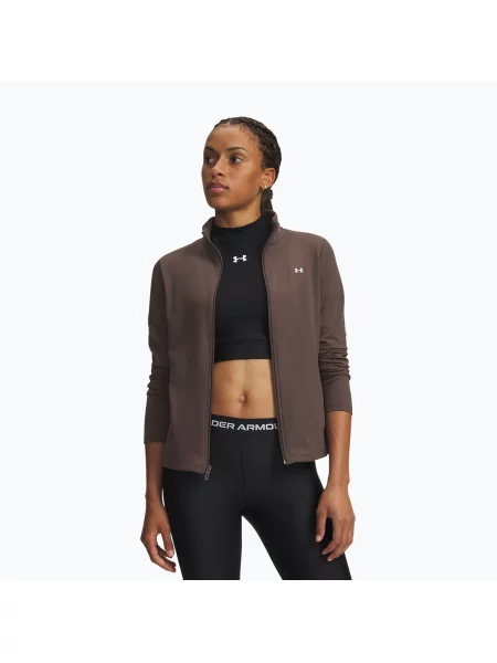 Bluză de antrenament pentru femei Under Armour Motion peppercorn/white alb