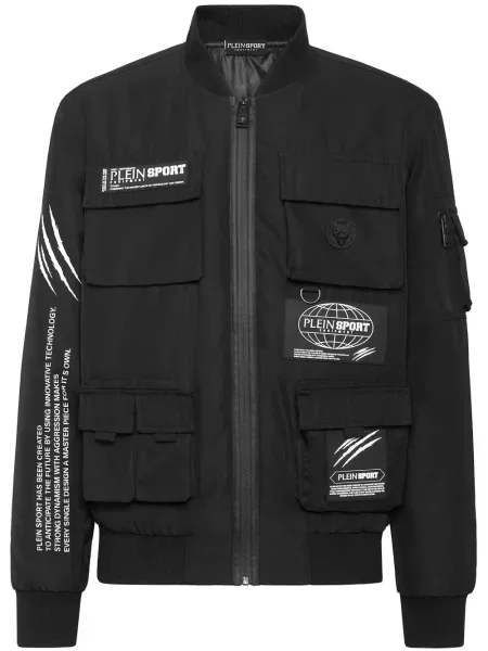 Geacă bomber Plein Sport negru