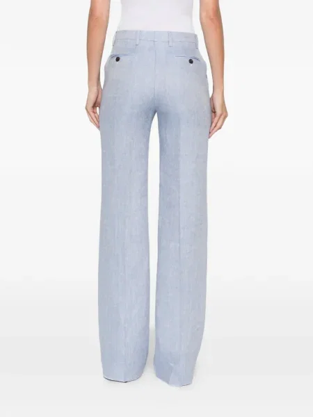 Pantaloni Etro de in cu buzunare laterale albastru