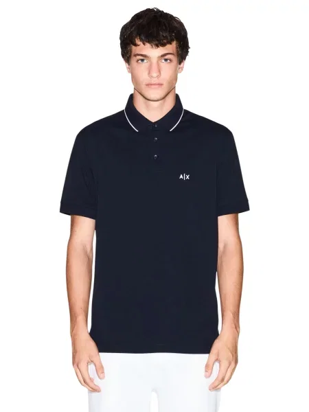 Риза Armani синьо