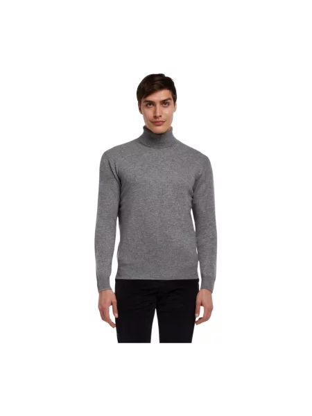 Sweter z golfem Brooks Brothers do golfa szary