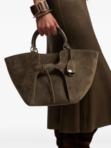 Geantă shopper Ralph Lauren Collection verde