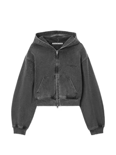 Hanorac cu glugă Alexander Wang gri
