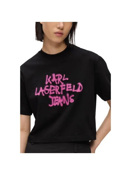 Karl Lagerfeld Jeans Tricou negru