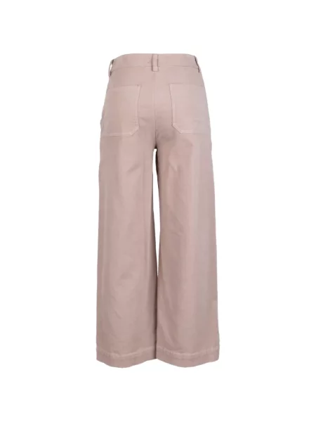Cu centură pantaloni Via Masini 80 roz