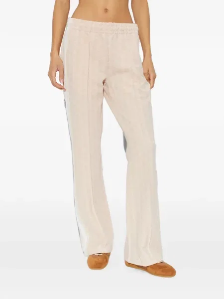 Pantaloni Lacoste evazate alergare roz