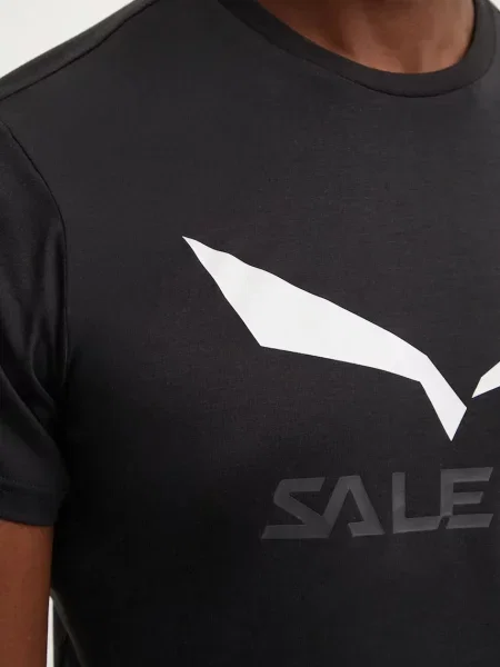 Férfi Salewa Solidlogo Dry black out trekking póló. Méret: fekete