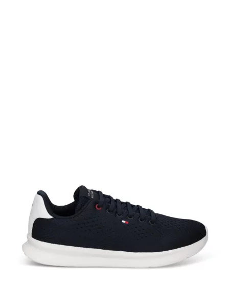 Sneakerși Tommy Hilfiger cu autograf albastru