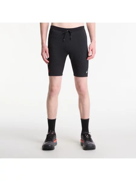 Colanți Nike AeroSwift Dri-FIT ADV Brief-Lined Running Tights Black/ Dk Smoke Grey/ Bright Crimson L negru