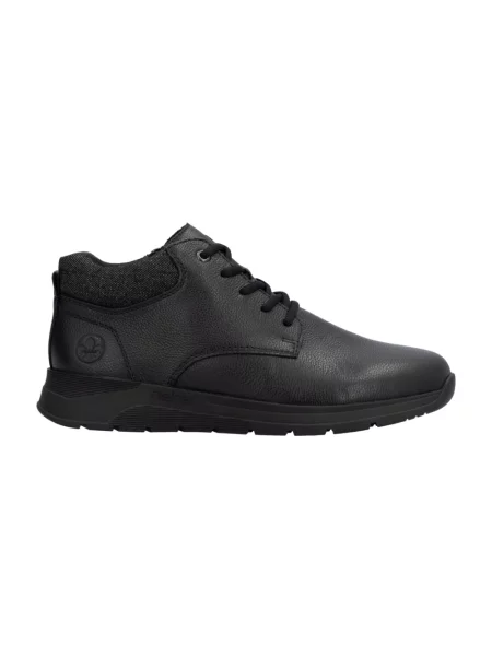 Buty do kostki Rieker skórzane czarne