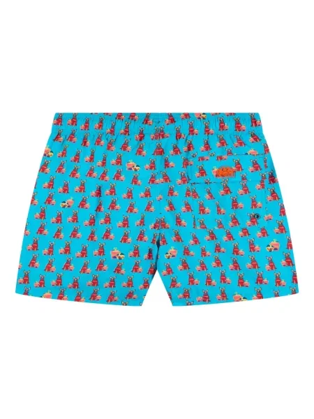 Slip de baie Sundek cu imagine albastru