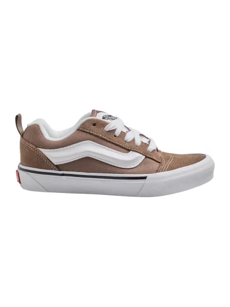 Sneakersy Vans skórzane beżowe