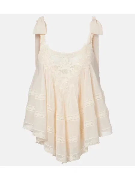 Top Zimmermann de mătase bej