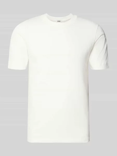 T-shirt z okrągłym dekoltem Drykorn biała