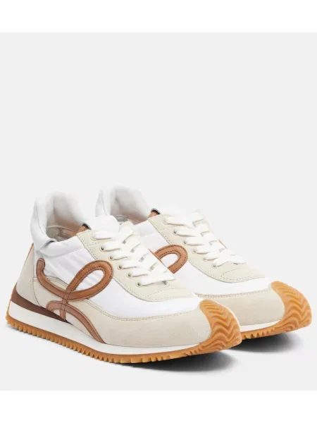 Semišové tenisky Loewe bílé