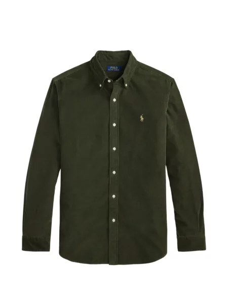 Τρέξιμο polo Polo Ralph Lauren υφαίνω διαγωνίως κλασικό πράσινο