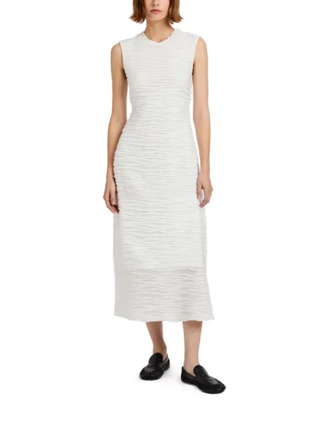 Αμάνικη κοστούμι μίντι φόρεμα Proenza Schouler White Label με μήκος μέχρι το γόνατο λευκό