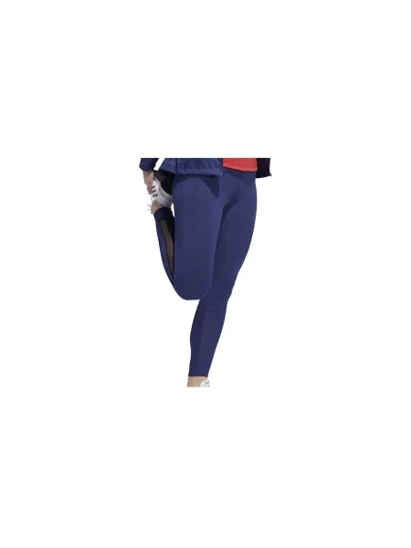 Pantaloni Adidas alergare albastru