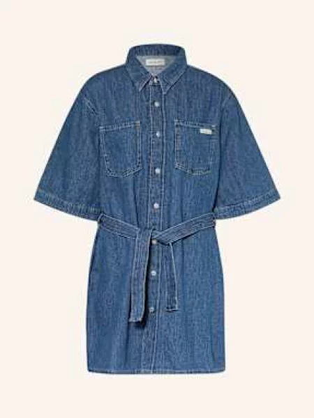 Calvin Klein Jeans Sukienka Jeansowa blau niebieska