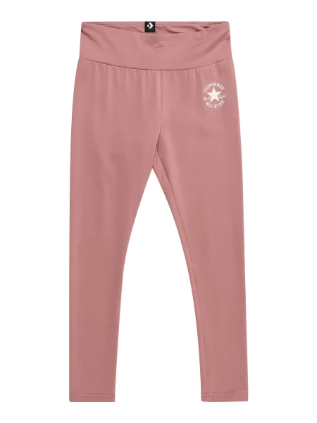 CONVERSE Leggings roz / negru alb