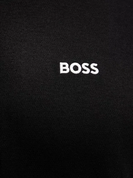 Ошейниковый рубашка Boss Green черная