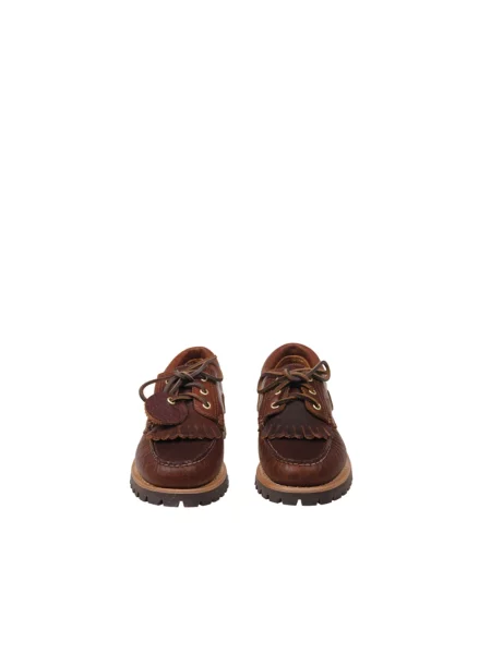 Półbuty Sebago skórzane brązowe