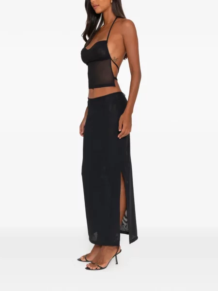 Fusta maxi Fae Swim negru