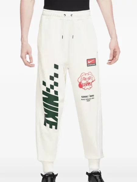 Велур бягане топ Nike със змийски принт синьо