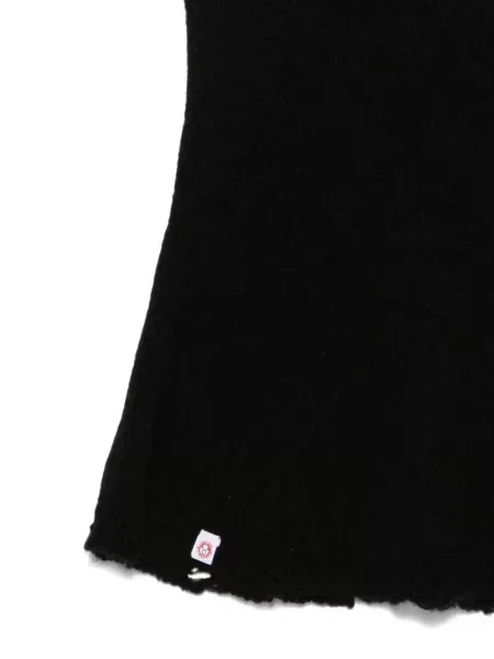Fusta mini Charles Jeffrey Loverboy tricotate negru