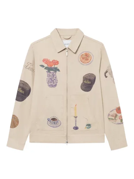 Jachetă-cămașă Les Deux cu imagine