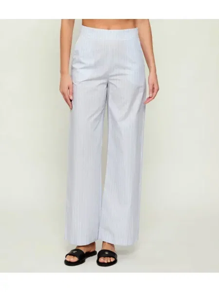 Patrizia Pepe Pantaloni | Relaxed fit albastru